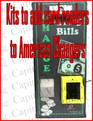 Kits to Add Credit Card / NFC Readers to American Changer Models