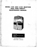 AMI Model E-80 & E-120 Selection Maintenance Manual (19 Pages)