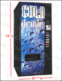 Dixe Narco Bottle/Can Cold Drink Machine - Model 276E