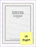Instruction Manual for RCD8MDB