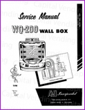 AMI WQ200 Wall Box Service Manual (14 pages)