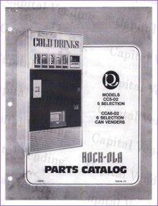 Rock-ola CC5 CCA6 parts catalog