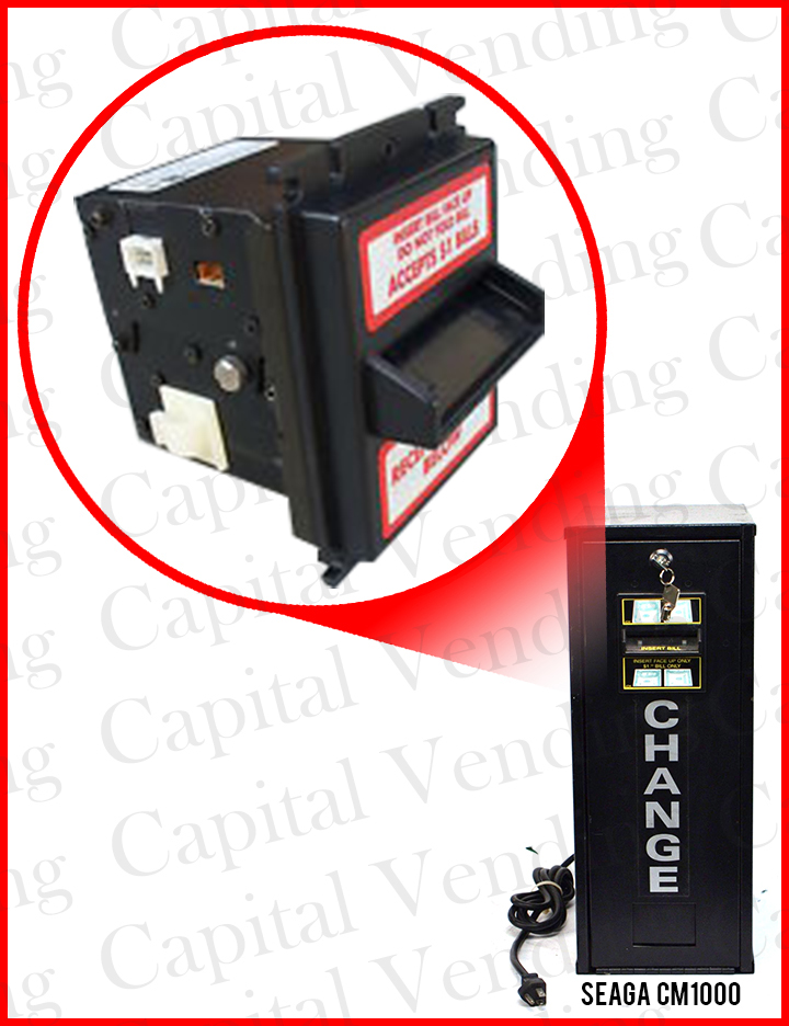 dollar bill validator upgrade for seaga cm1000 bill changer