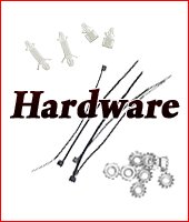 Hardware - cable ties, board stand-offs, nuts