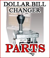 Parts for Dollar Bill Changers, Hoppers, and Bill Breakers