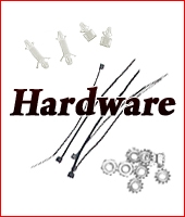 Hardware - cable ties, board stand-offs, nuts
