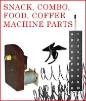 Parts for Snack, Combo, Food, and Coffee Machines