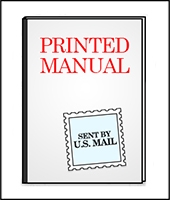 Printed Manuals - Sent by U.S. Mail