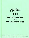 Cavalier C-51 Service Manual and Parts List (20 Pages)