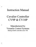 Cavalier Controller CV10P (27 Pages)