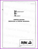 Ardac Manufacturers' Bill Acceptor Installation Manual (51 Pages)