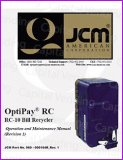 JCM Optipay  RC-10 Bill Recycler Manual