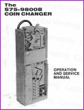 Coinco S75-9800B Coin Changer Manual