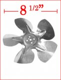 Fan blade for condensor and evaporator - standard 8 1/2"