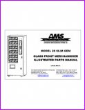 AMS 35, 39, VCB, and VCF Sensit 3 Glass Front Vendor Manual