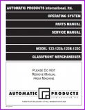 Automatic Products 123 Glass Front Merchandiser Manual