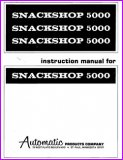 Automatic Products 5000 SnackShop Instruction Manual