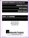 Automatic Products 127 Expander Manual