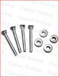 Set of 4 Carriage Bolts and Nuts for Joystick