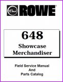 Rowe 648 field service manual and parts catalog  142 pages