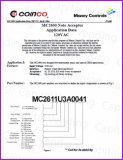 Coinco MC2600 Note Acceptor Application Data 120VAC (9 Pages)