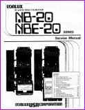 Conlux NB-20, NBE-20 Series Service Manual (52 Pages)