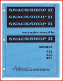 Automatic Products Snackshop II Manual