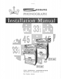 Seeburg DS100 & DS160 Installation Manual (16 Pages)