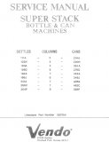 Vendo Service Manual - Super Stack service manual  (44 Pages)