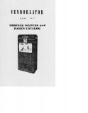 Vendorlator Dual '27' Service Manual and Parts Catalog (31 Pages)