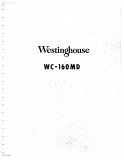 Westinghouse WC-160MD (34 Pages)