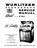 Wurlitzer Phonograph 2104 Service Manual (42 Pages)