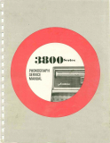 Wurlitzer Phonograph 3800 Series Service Manual (107 Pages)