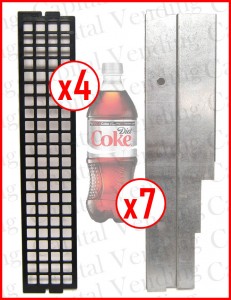 new Dixie Narco soda vending machine validator mounting bracket Coca Cola 