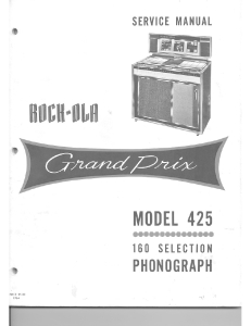 Rock o;a 425 service manual (101 pages)