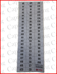 Decal Sheet for Combo Machines - Fits Models GO-380, Purco Office Deli, FEH-B12, 1-800 Vending, R...