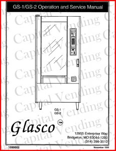 Glasco GS1/GS2 Service Manual (53 Pages)