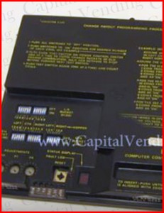 How to set payouts on a Rowe BC25 dollar bill changer control board