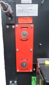 American Changer Model 6000 Coin Acceptor Fill Plate