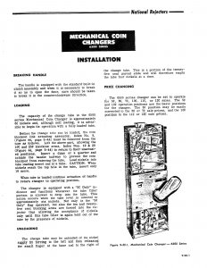 National Rejectors Mechanical Coin Changers 6500 Series Manual (24 Pages)