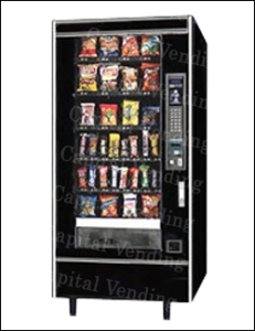 Crane National Vendors 148 Glass Front Snack Machine