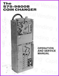 9800 A or B  Coin Changer DIRECT REPLACEMENT Coinco S75-9400A 
