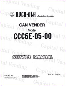 Rock-ola CCC6E-05 service manual