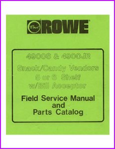 Rowe 4900S & 4900JR Manual  3 board   56 Pages