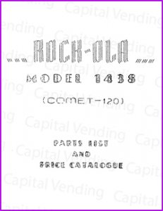 Rockola 1438 Parts & Price List (8 Pages)