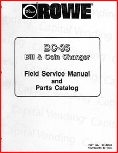 Rowe BC-35 Bill and Coin Changer