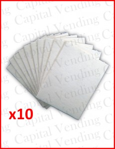 10 Soakers for Condensate Pans - Large = 7.00 x 2.5"