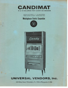 Candimat 8 or 9 Columns Westinghouse Manual (26 Pages)