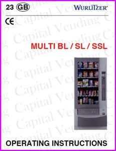 Wurlitzer IVC1 Glassfront Operating Instructions (98 pages)