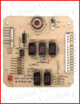 Rowe 4900 Coin Mech Display Board (1 LED) 6-07907-01 > Parts for Rowe ...